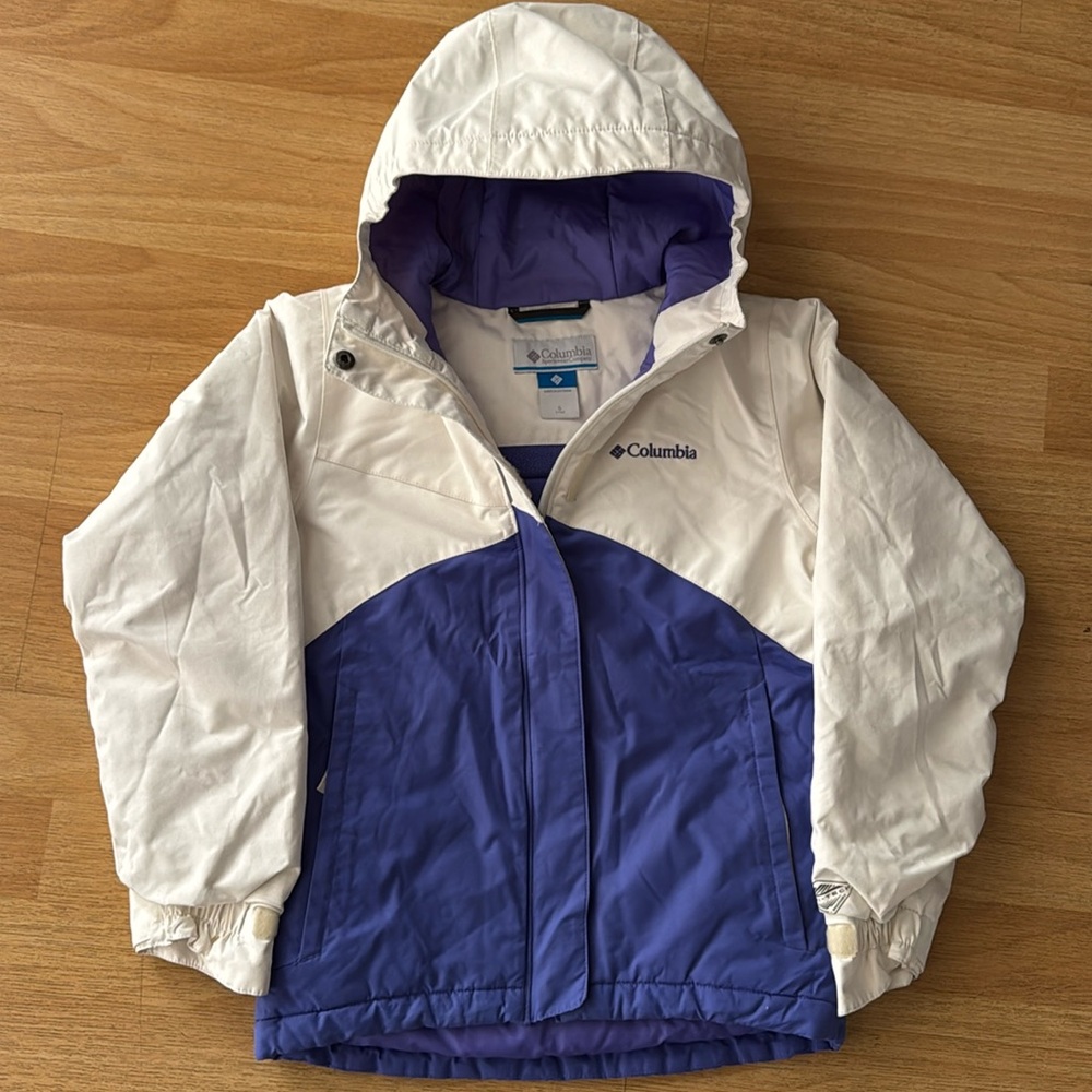 COLUMBIA WINTER KIDS JACKET OMNI-TECH SZ 7/8